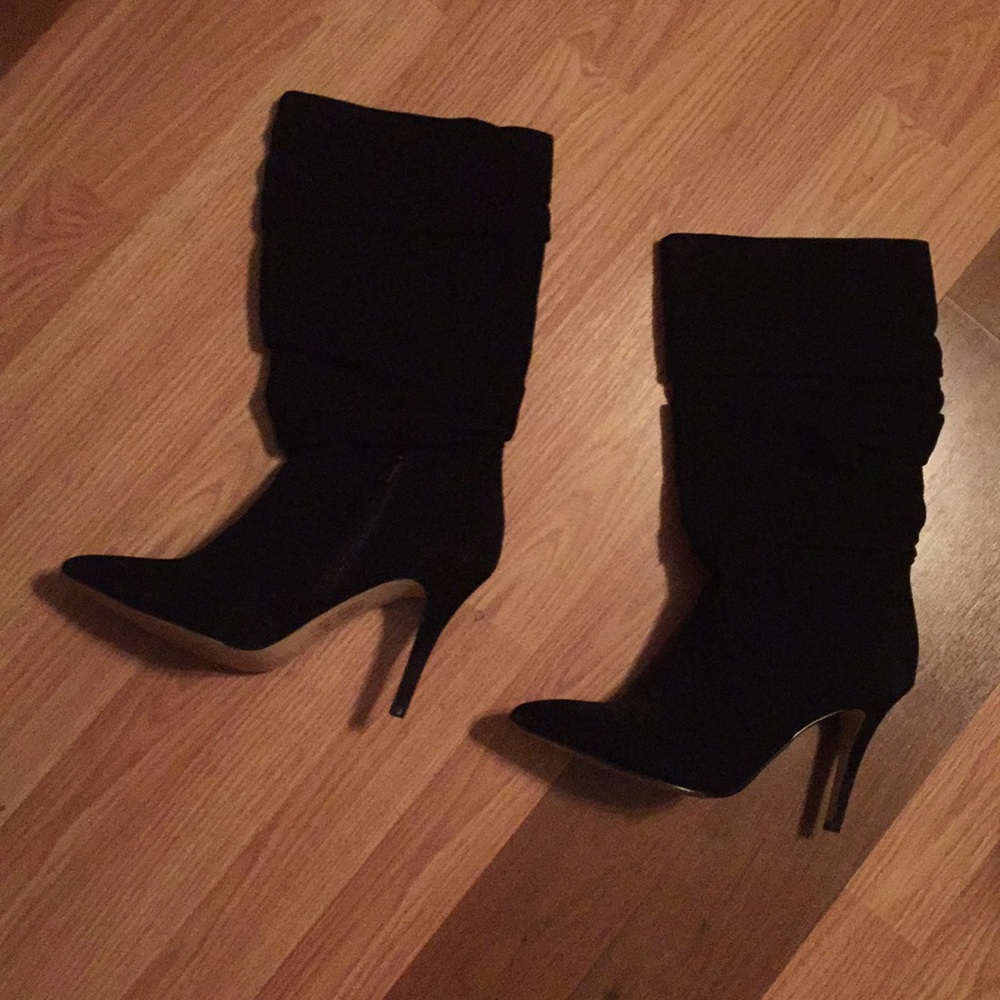 Suede Boots by White House Black Market, Sz 10